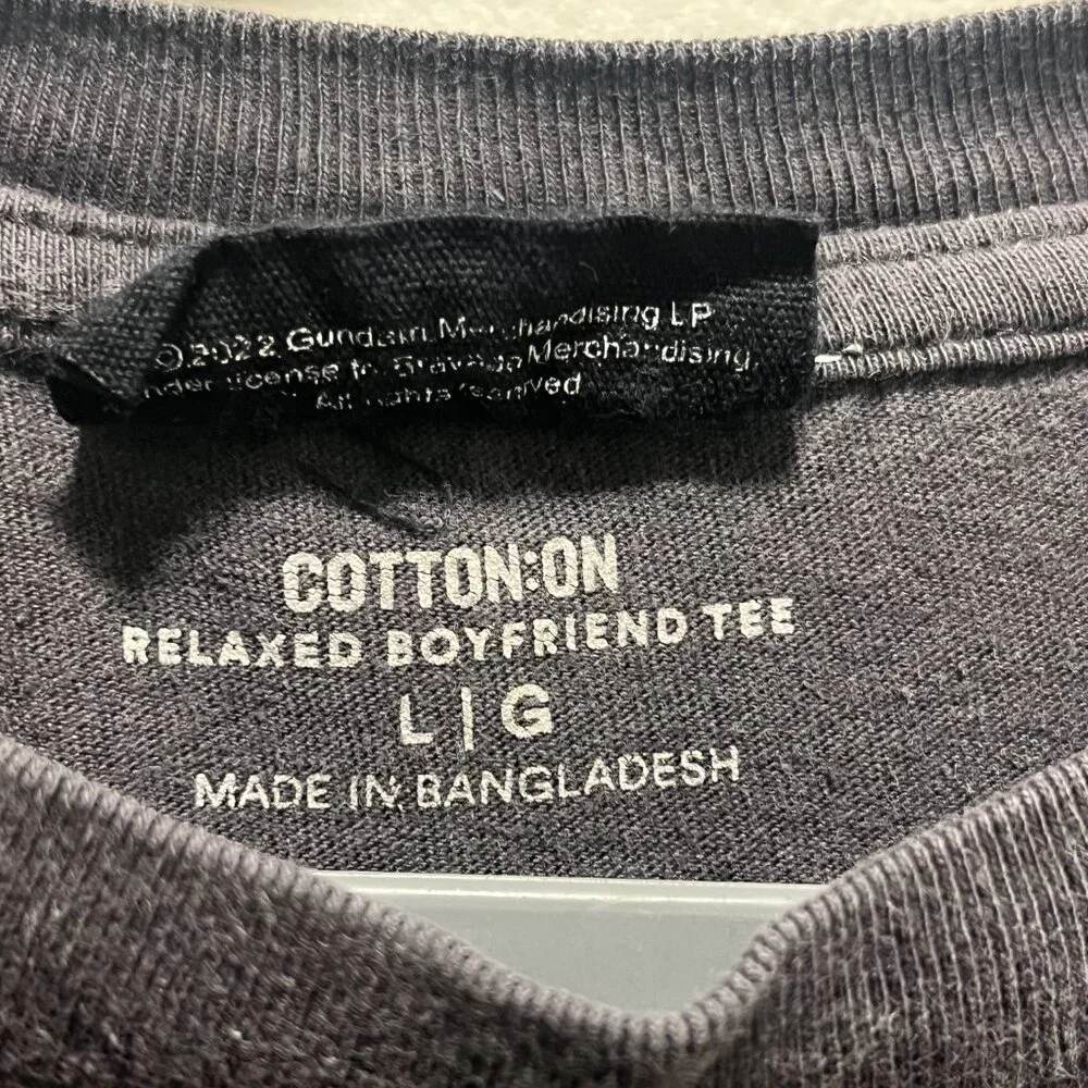 2022 Guns N Roses Black Band Tee size Large Cotton On - Picture 3 of 5